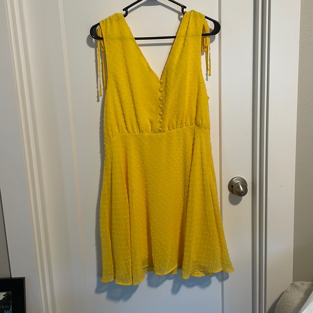 Yellow lulu dress
